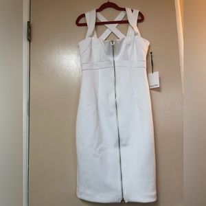 Calvin Klein Zip Front dress NWT Size 2